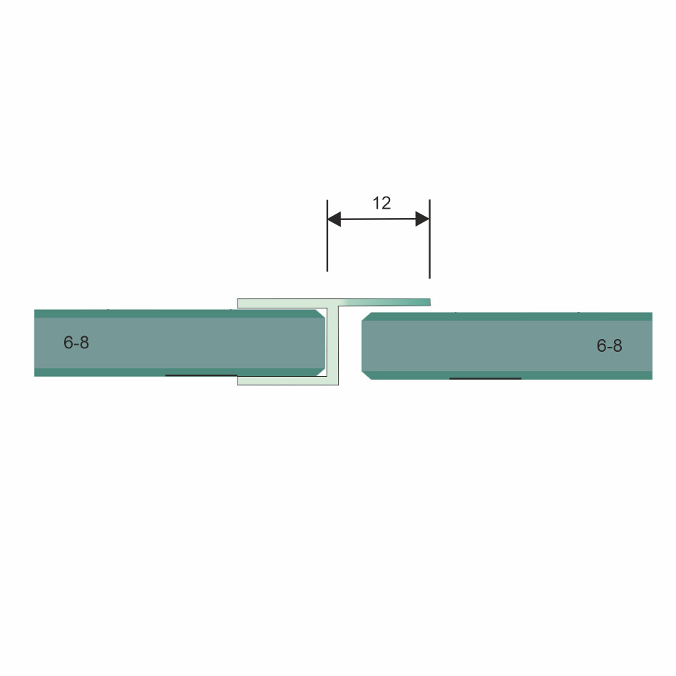 Lippendichtung für 6 + 8mm -  Länge = 2200