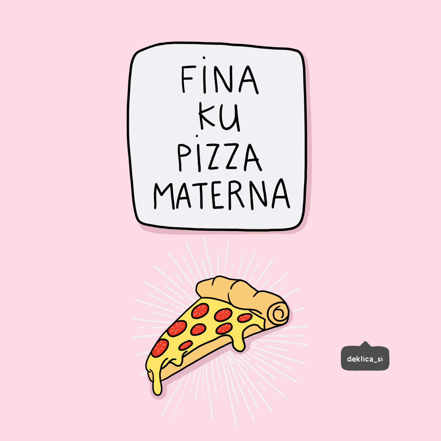 Print 'Pizza' XXXL, 24x124 cm BREZ POŠTNINE Print 'Pizza' XXXL, 24x124 cm BREZ POŠTNINE