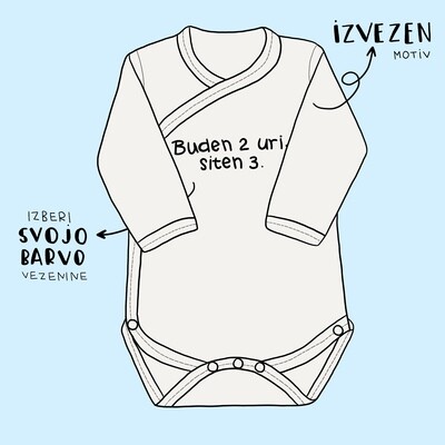 Bodi na preklop iz organskega bombaža: Bodi na preklop iz organskega bombaža: