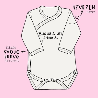 Bodi na preklop iz organskega bombaža: Bodi na preklop iz organskega bombaža: