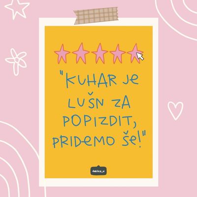 Plakat 'Kuhar/kuharica', A2 (42 x 59,4 cm, za oba spola)