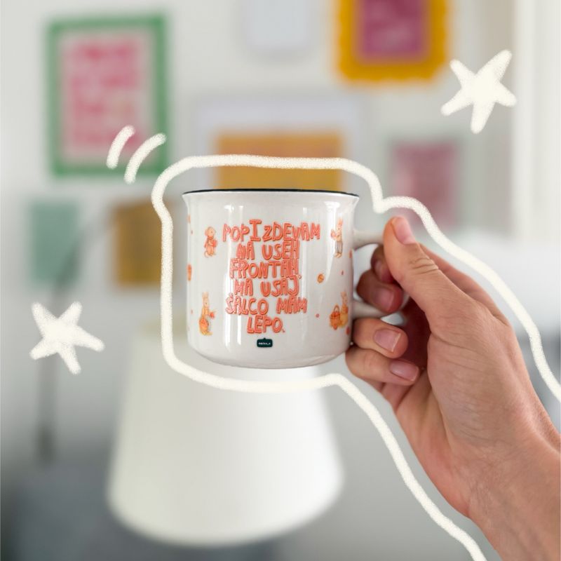 Keramična skodelica ‘Lepa šalca’, 300 ml