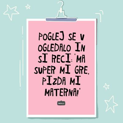 Print ‘Super mi gre’ (A4 format, 350g papir, s certifikatom pristnosti)