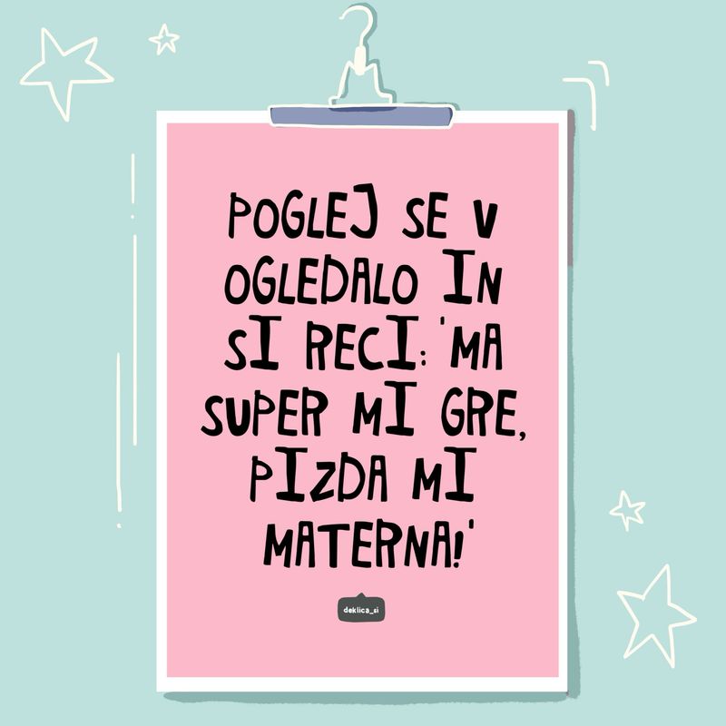 Print ‘Super mi gre’ (A4 format, 350g papir, s certifikatom pristnosti)