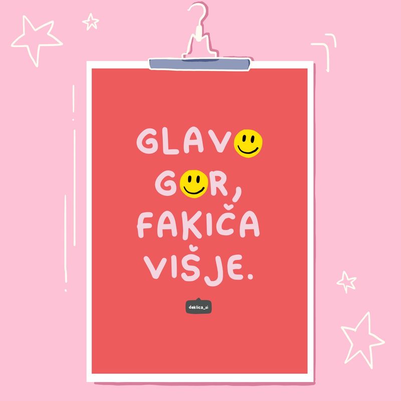Print ‘Glavo gor’ (A4 format, 350g papir, s certifikatom pristnosti)
