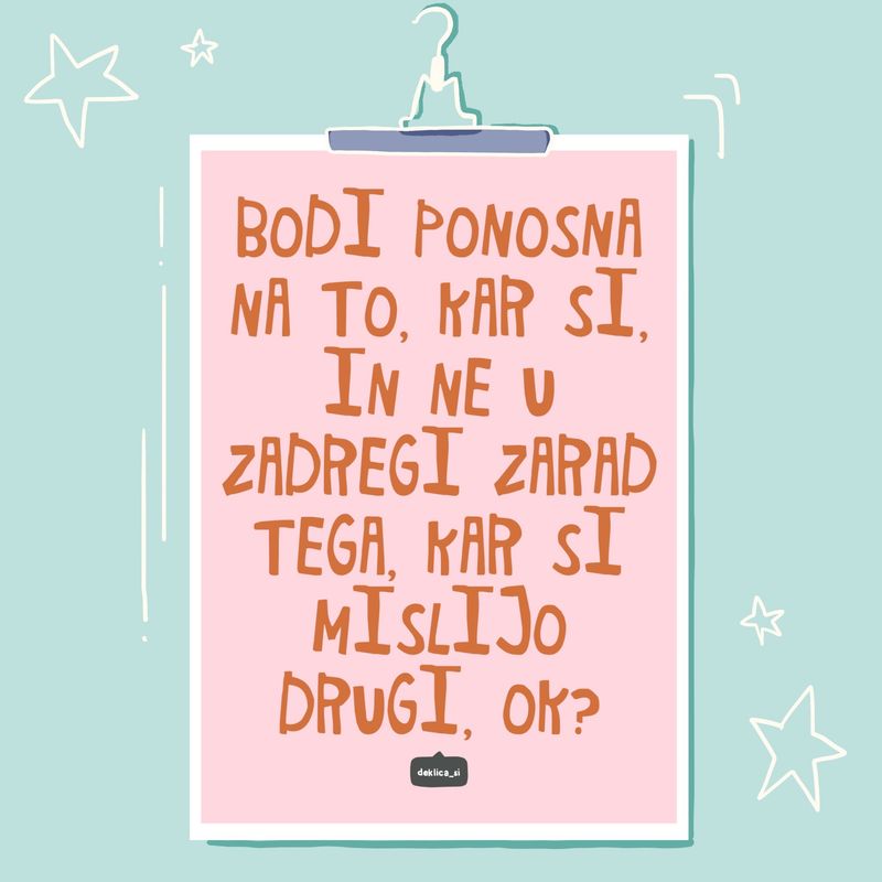 Print ‘Bodi ponosna’ (A4 format, 350g papir, s certifikatom pristnosti)