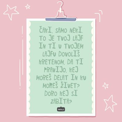 Print ‘Tvoj lajf’ (A4 format, 350g papir, s certifikatom pristnosti)