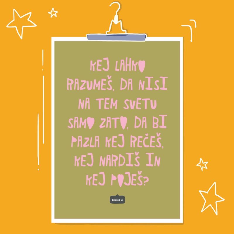 Print ‘Kej lahko razumeš’ (A4 format, 350g papir, s certifikatom pristnosti)