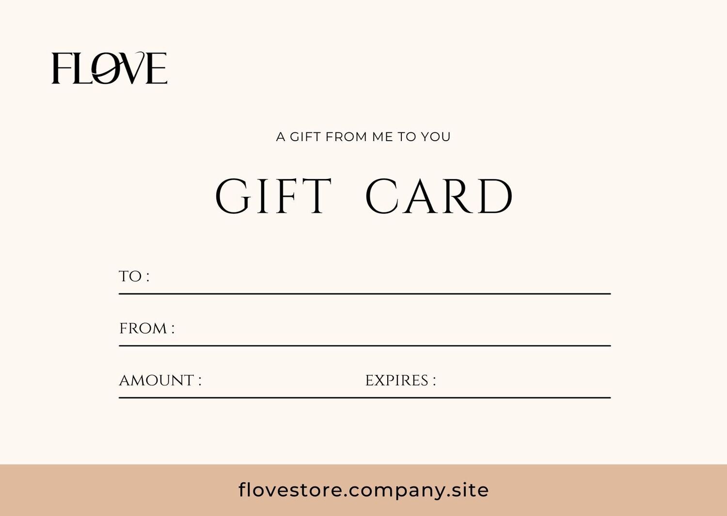 Gift card (Soft copy)