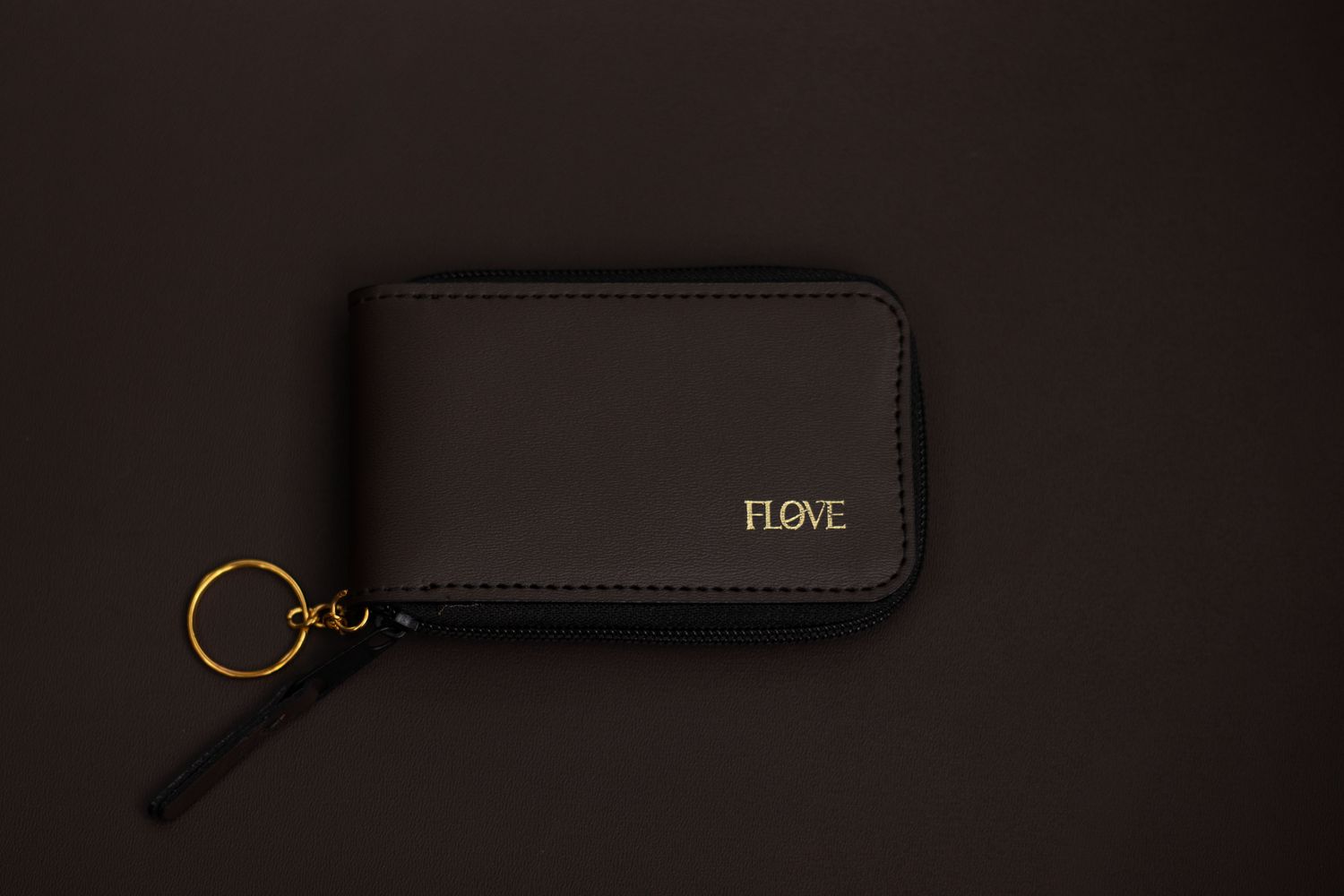 Mini Bi-fold Wallet (Dark brown)