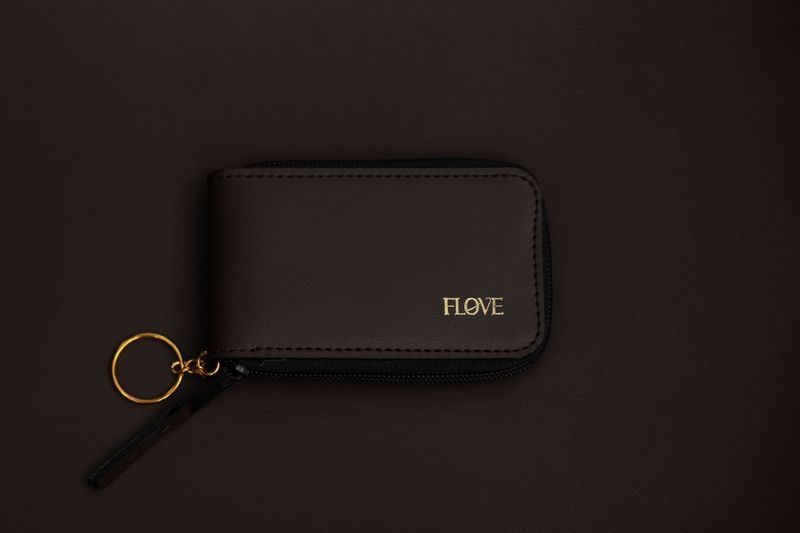 Mini Bi-fold Wallet (Dark brown)