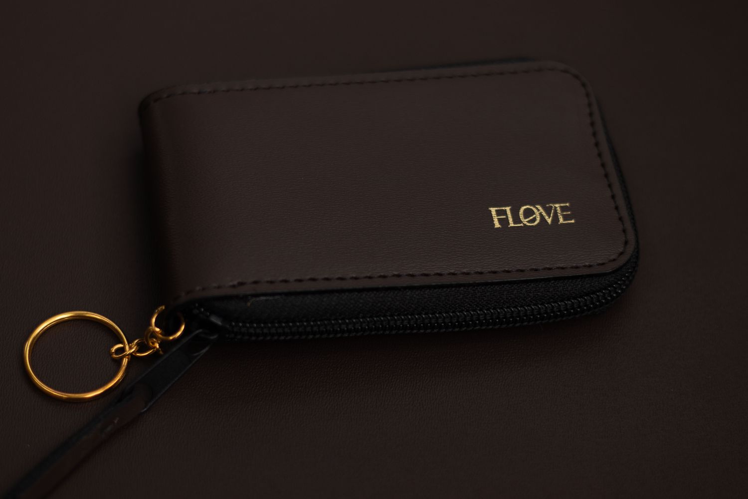 Mini Bi-fold Wallet (Dark brown)