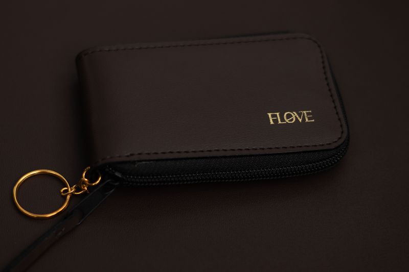 Mini Bi-fold Wallet (Dark brown)