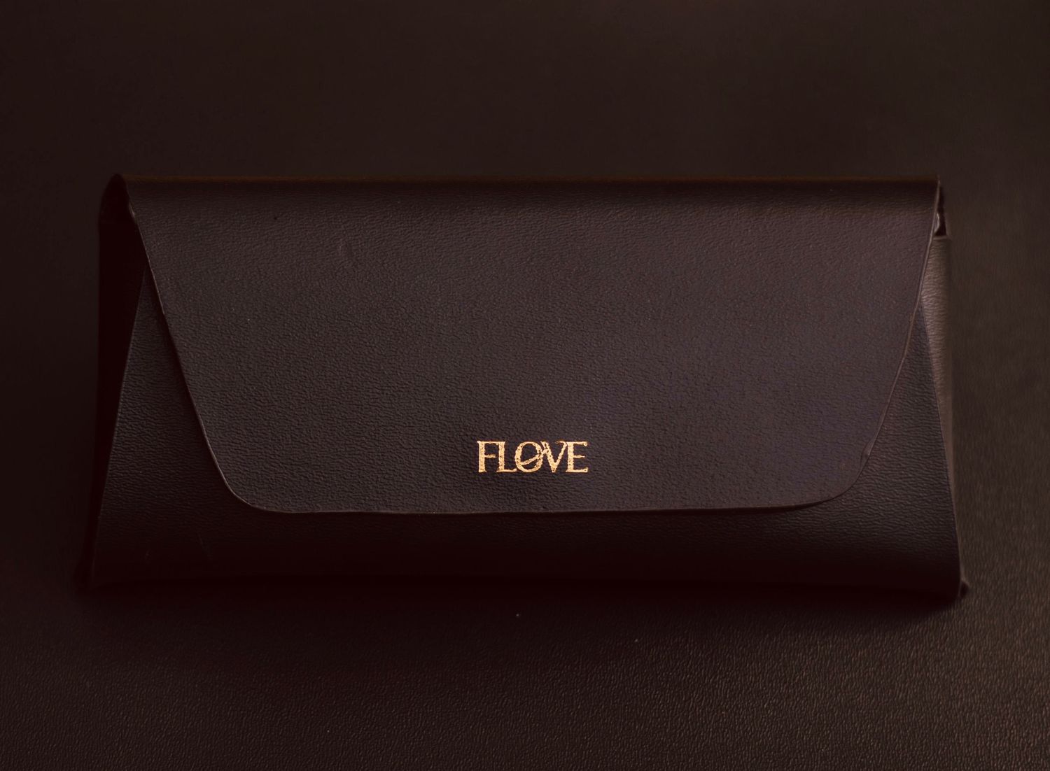 La vue eye case ( Dark brown)