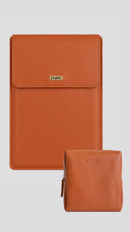 Akamali Laptop Sleeve Set ( BROWN )