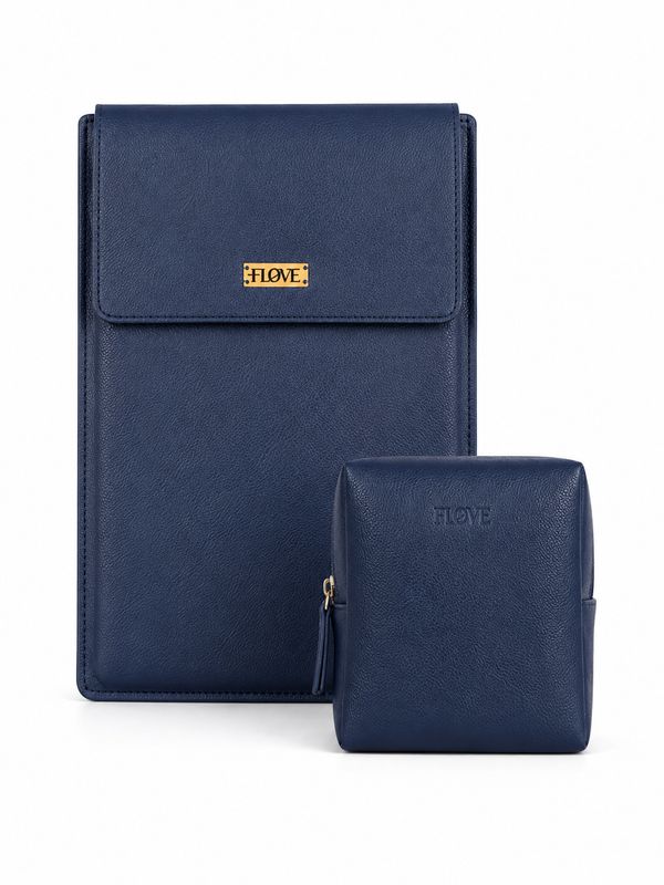 Akamali Laptop Sleeve Set ( NAVY BLUE) Akamali Laptop Sleeve Set ( NAVY BLUE)