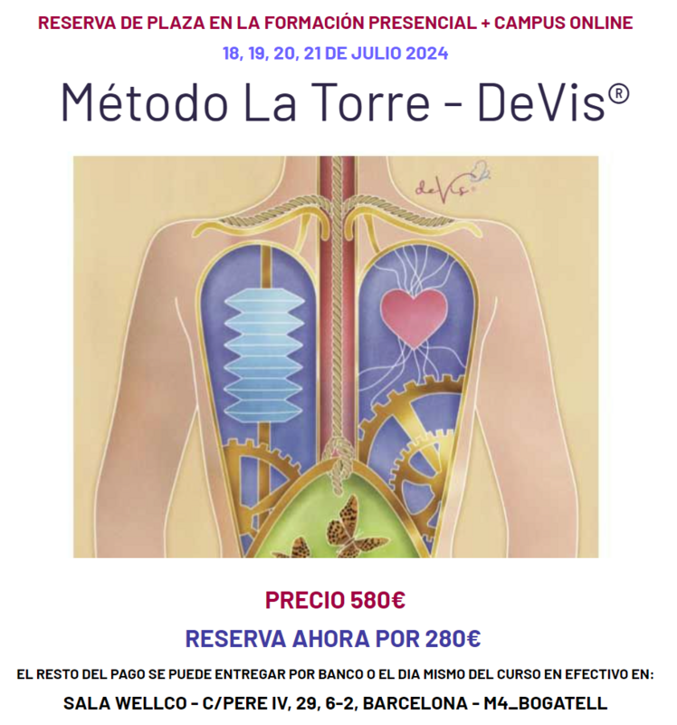 Método La Torre - DeVis® - Barcellona 18-19-20-21  Luglio 2024