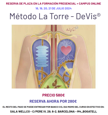 Método La Torre - DeVis® - Barcellona 18-19-20-21 Luglio 2024