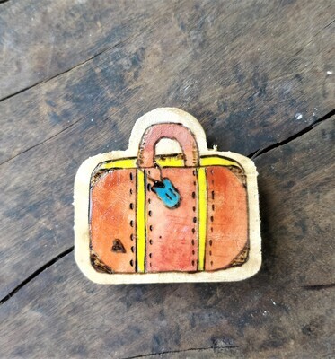 "Travel Suitcase" - Magnet