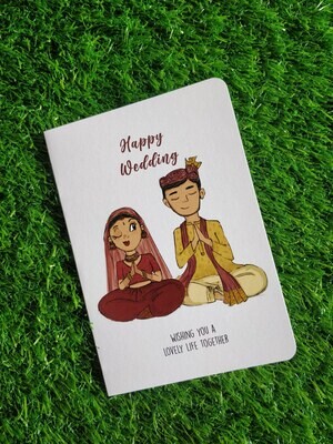 "Happy Wedding" Card