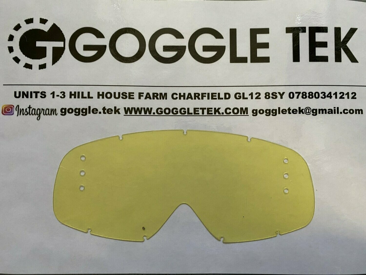 Clear anti-fog 36mm roll-off lens to fit Oakley OFrame classic