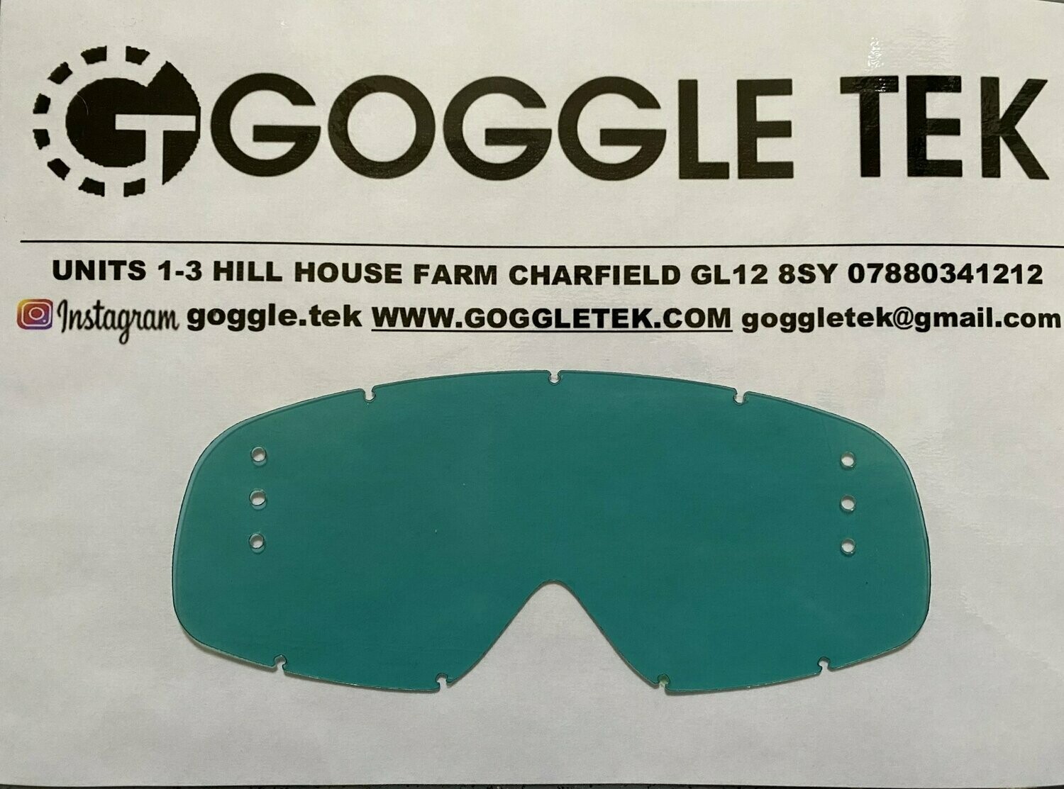 Blue anti-fog 36mm roll-off lens to fit Oakley OFrame classic