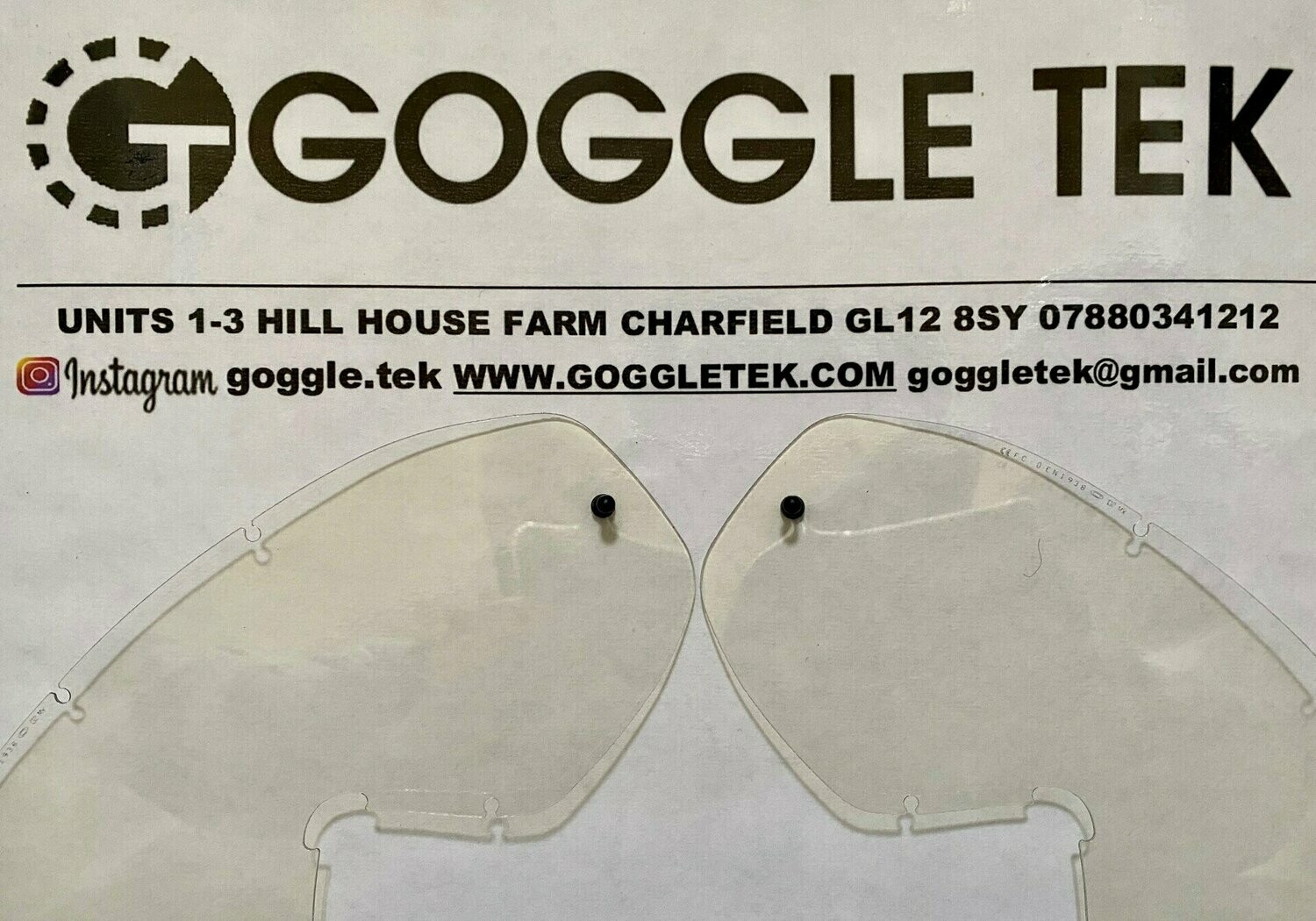 Genuine Oakely 2.0 OFrame clear lenses x 2