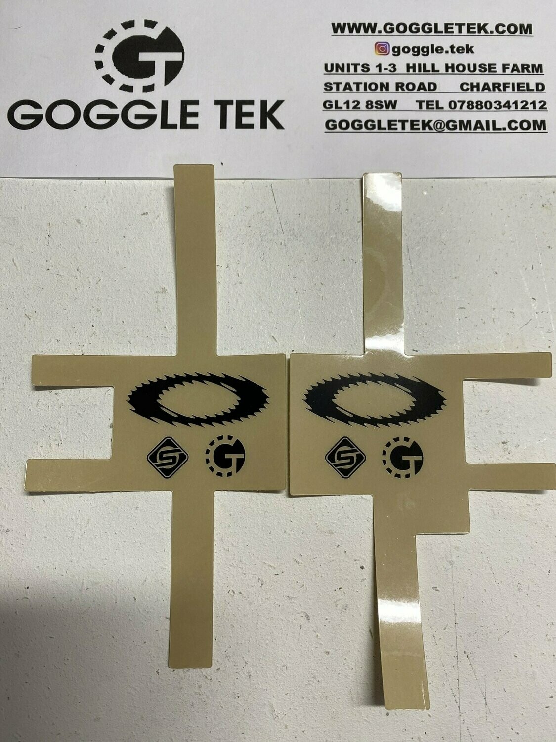 2 pairs of Door Stickers for 36mm roll-off (Black)  *FREE SHIPPING*