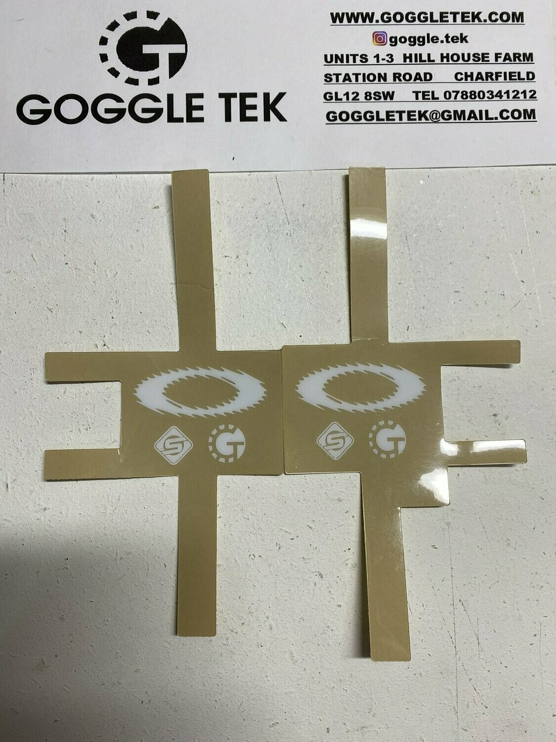 2 pairs of Door Stickers for 36mm roll-off (White) 

*FREE SHIPPING*