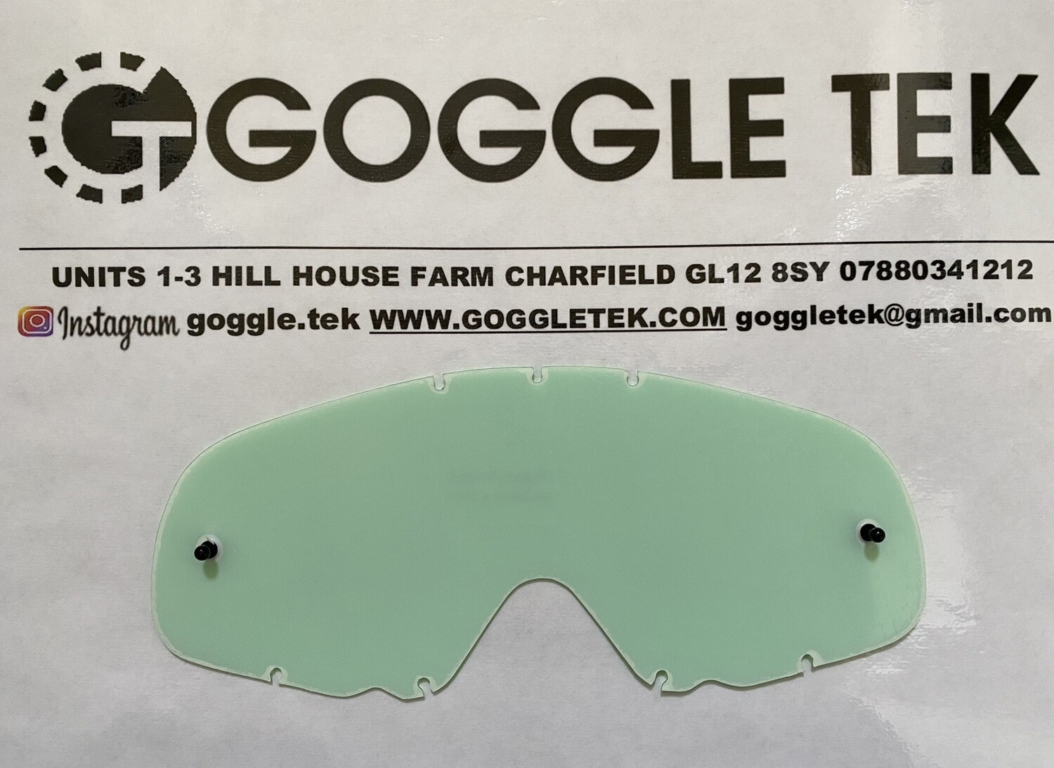 Clear anti-fog 36mm tear off lens to fit Oakley Crowbar