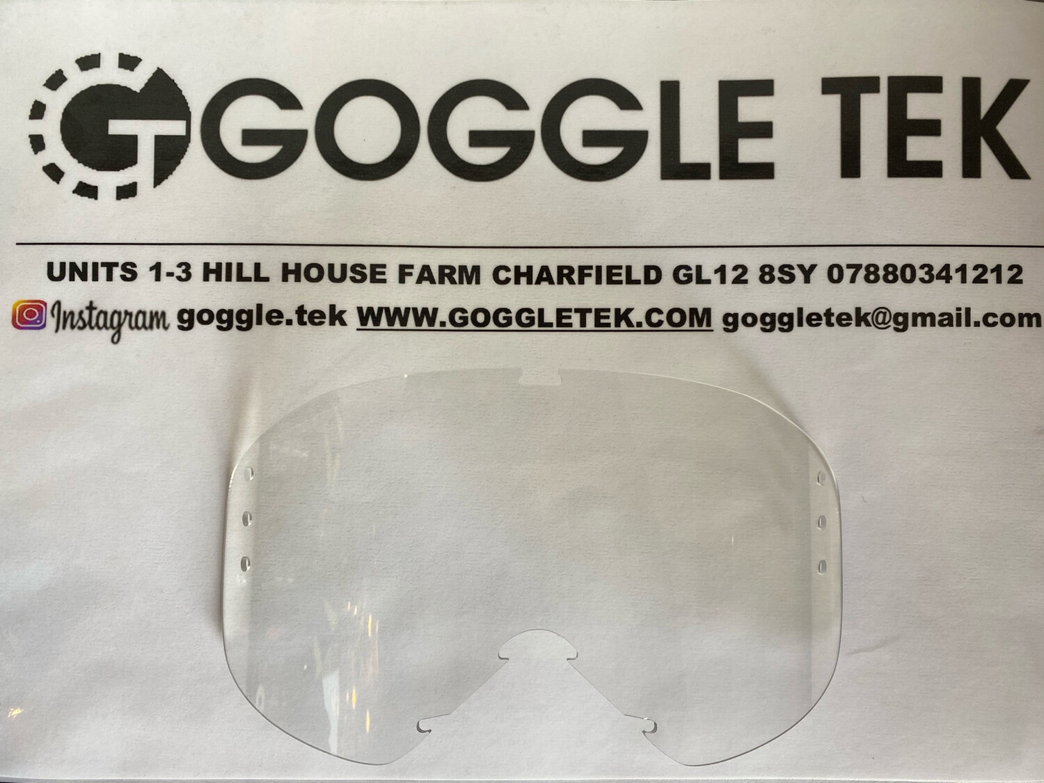 Clear anti-fog 36mm roll-off lens to fit Oakley 2.0 OFrame PRO