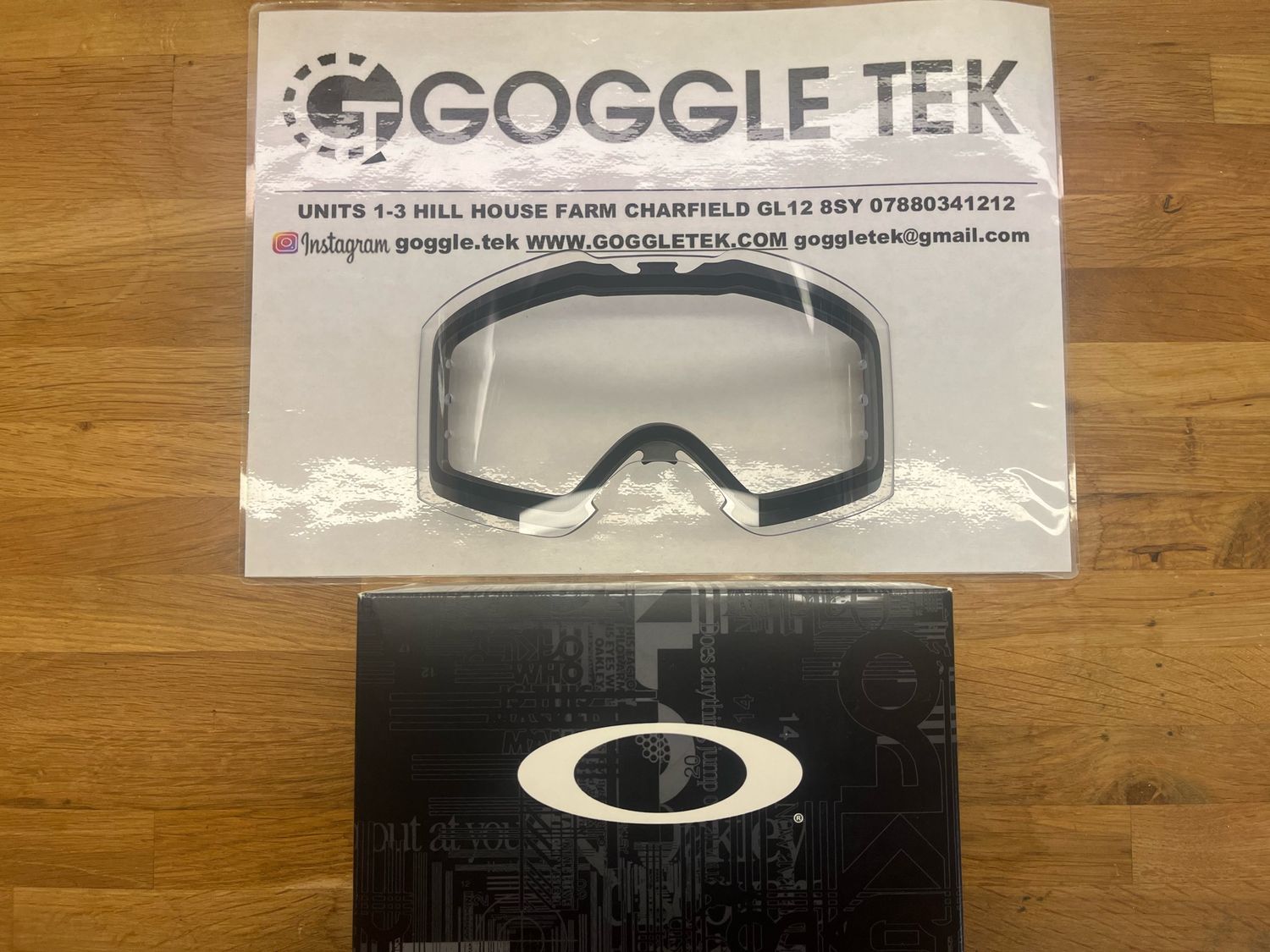 Genuine Oakley Frontline Roll Off Clear lens