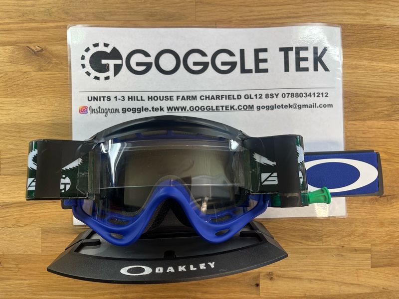 Second Hand Oakley OFrame goggle plus Goggletek 36mm roll off system (clear lens)