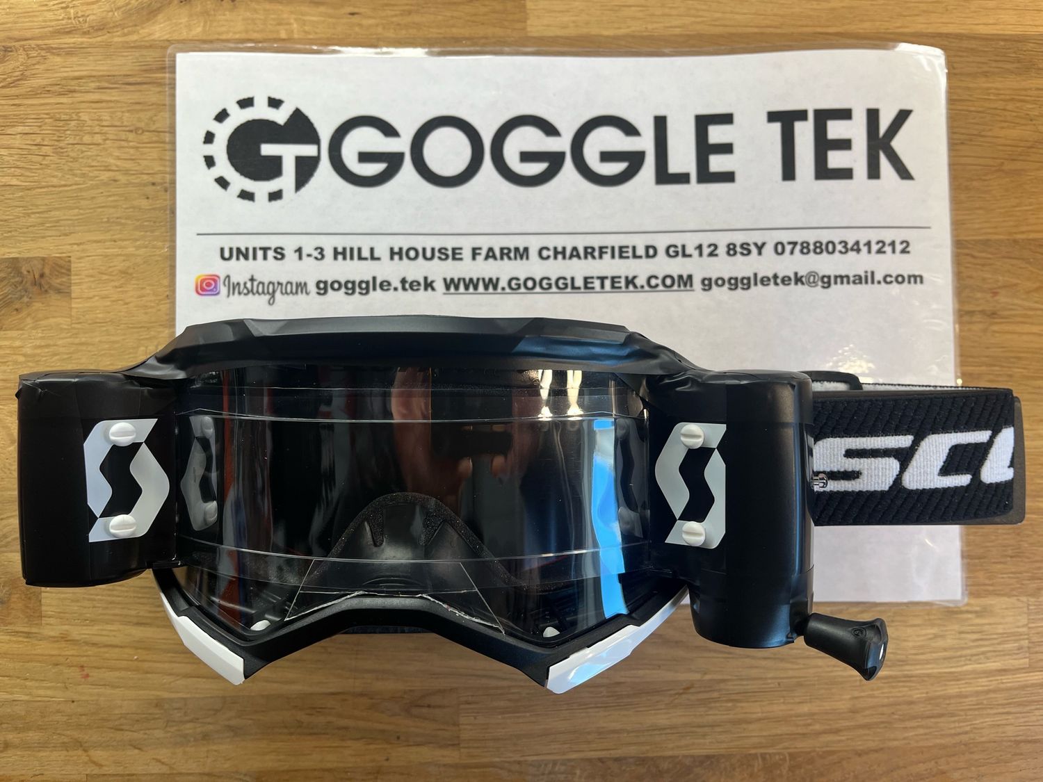 Scott Fury 50mm roll off goggle