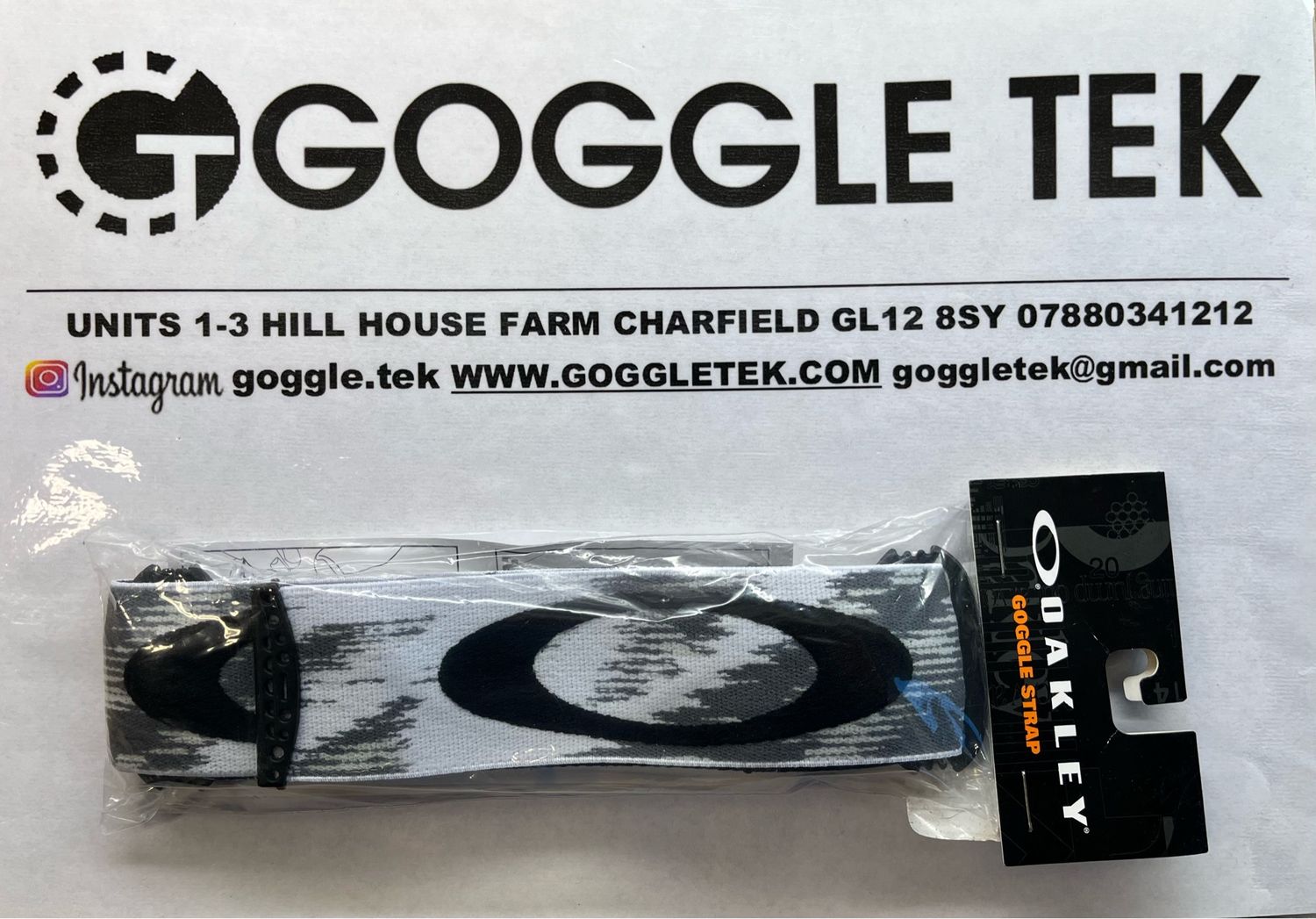 Oakley Airbrake White strap replacement