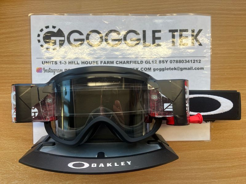 Second Hand Oakley OFrame 2.0 PRO goggle plus Goggletek 36mm roll off system (clear lens)