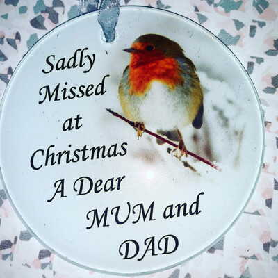 Christmas Robin, Glass Memorial