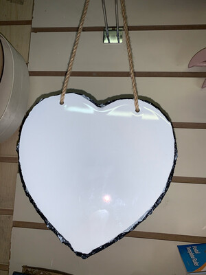Large Hanging Heart: Personalised Photo Slate