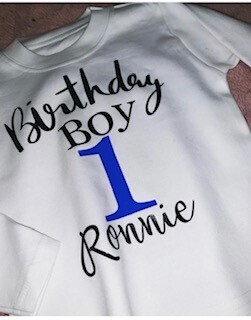 Personalised T-Shirt: Birthday Boy