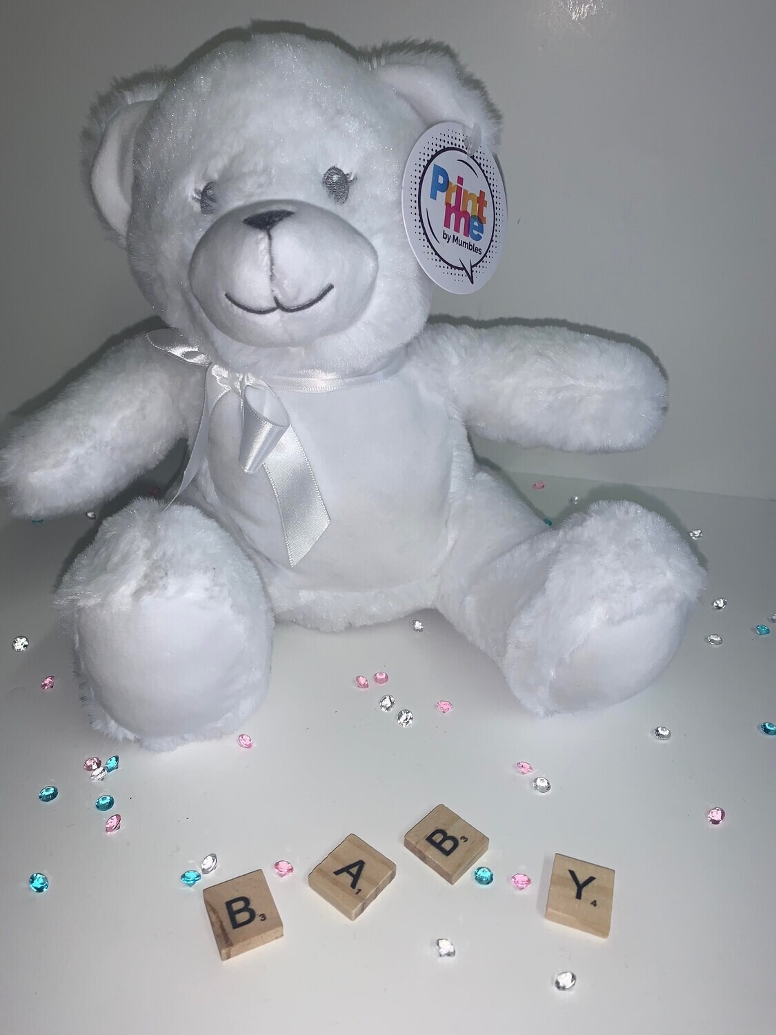 White Bear: Personalised Soft Teddy