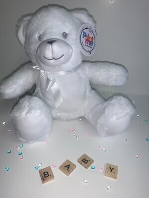 White Bear: Personalised Soft Teddy