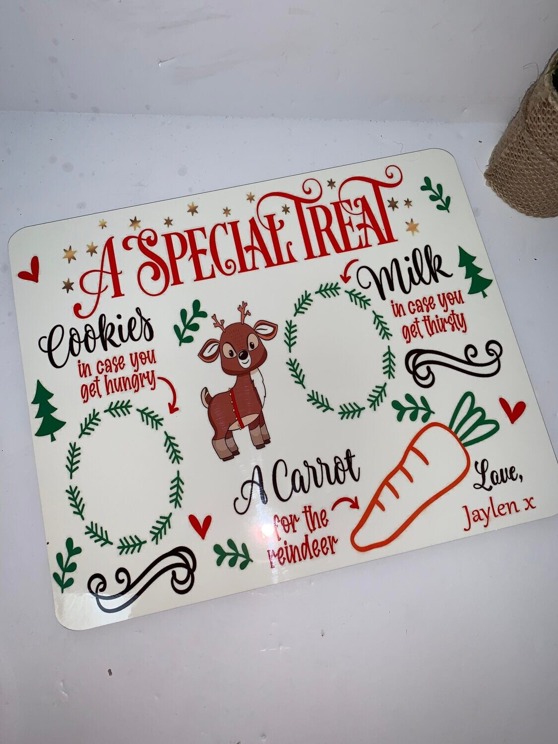 Wooden Santa Board