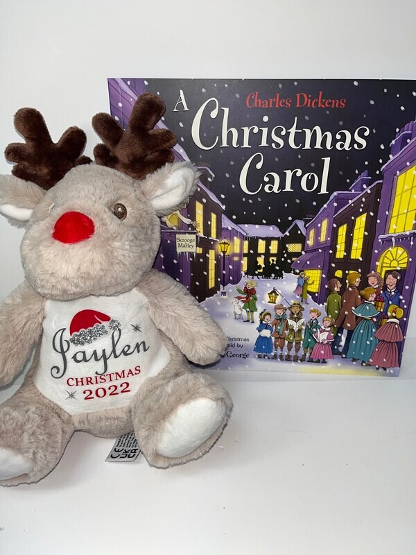 Reindeer Bear and Christmas Book