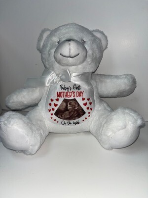 Baby’s First Mother&#39;s Day: Personalised Soft Teddy