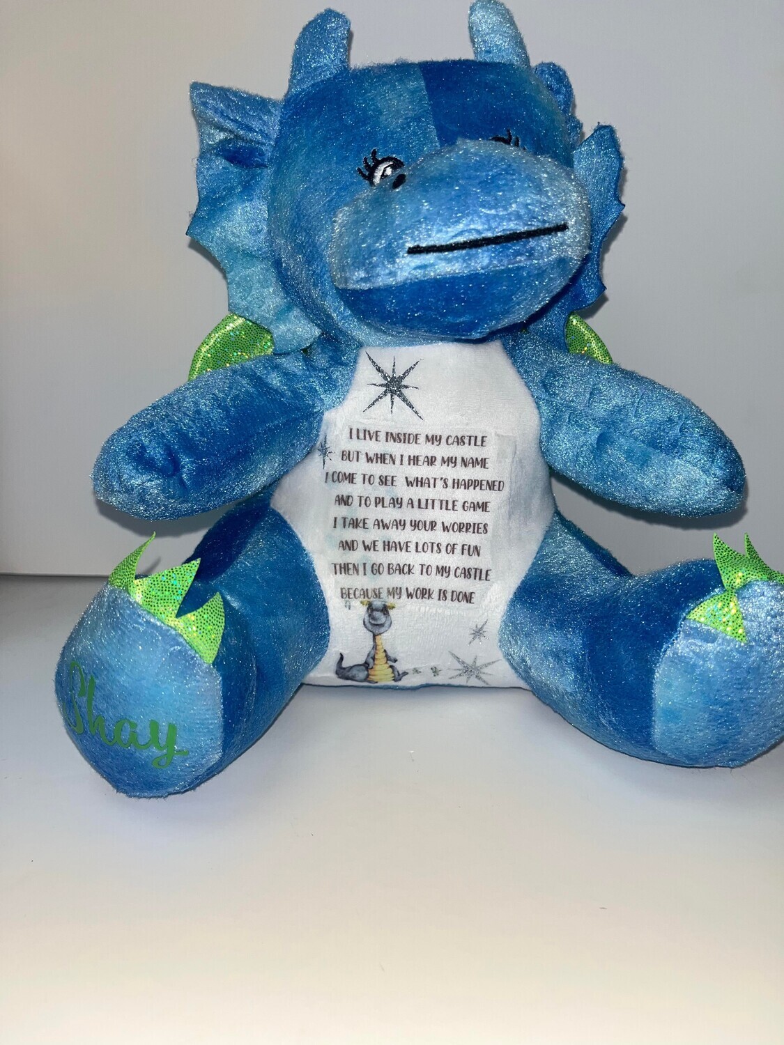Worry Dragon: Personalised Soft Teddy