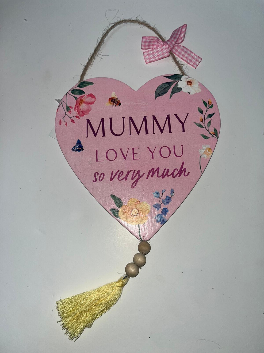 Mummy Wooden Heart