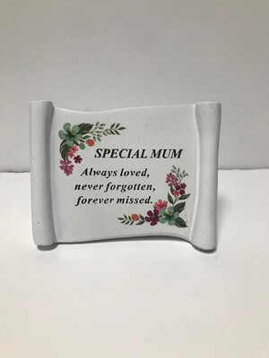 Memorial Scroll (Mum)