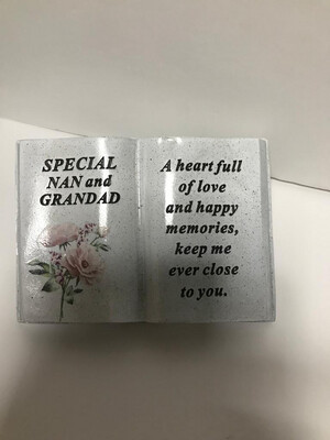 Memorial Book (Special Nan and Grandad)