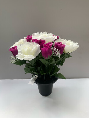 Graveside, Artificial Flower Pot