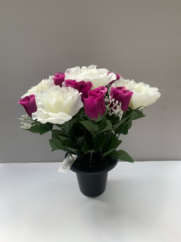 Graveside, Artificial Flower Pot